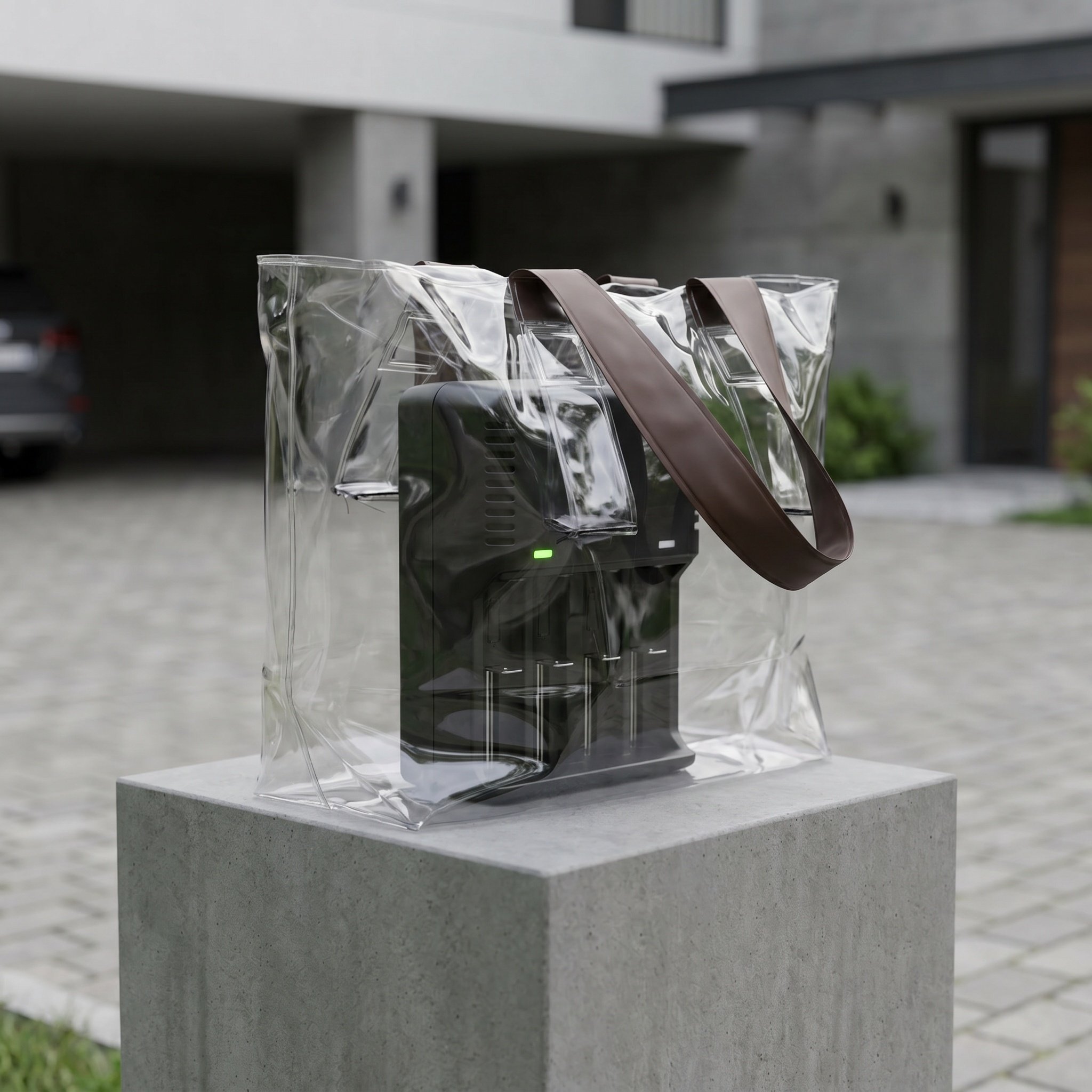 Electric Scooter Charger - PVC Transparent Waterproof Electric Bike Charger