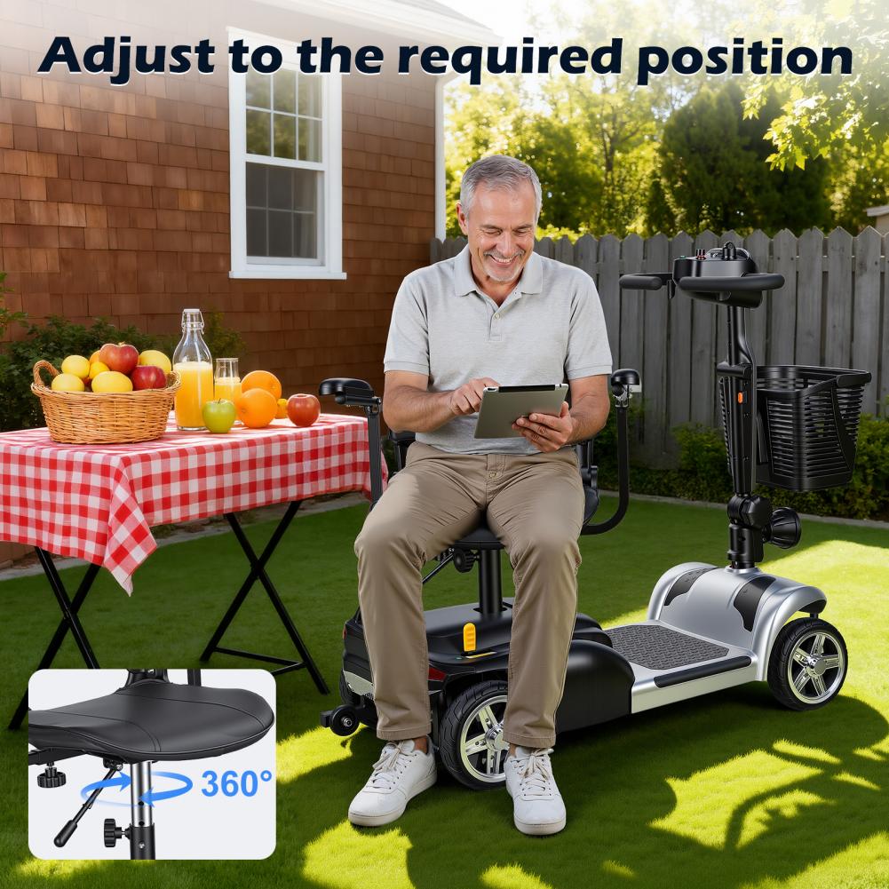 Mobility Scooter with LED Ligh - Electric Scooter Adults ulasan dan harga