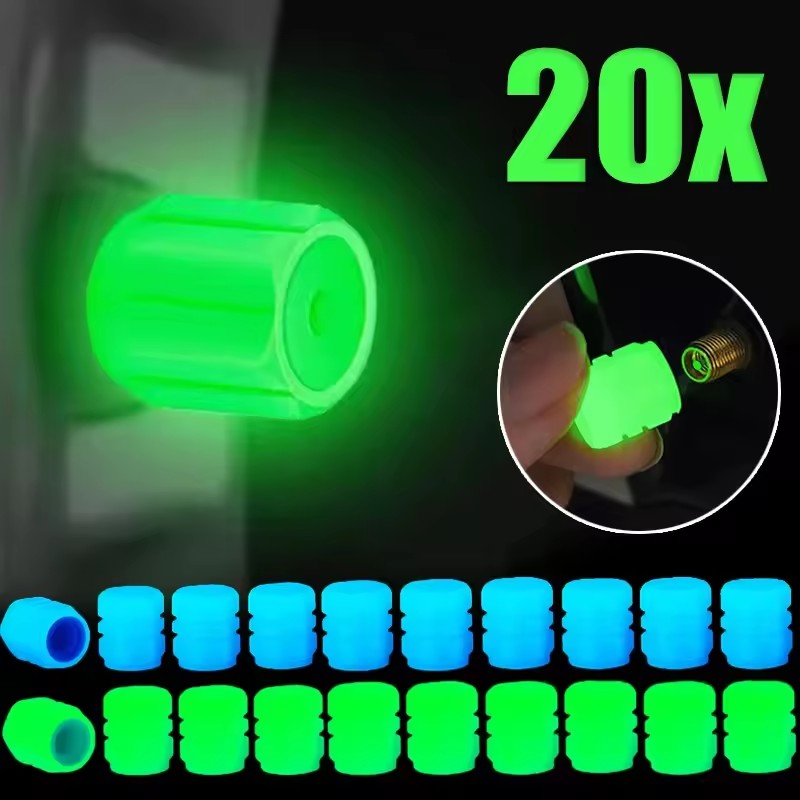 Luminous Tire Valve Caps: Deco - Scooter Tire ulasan dan harga