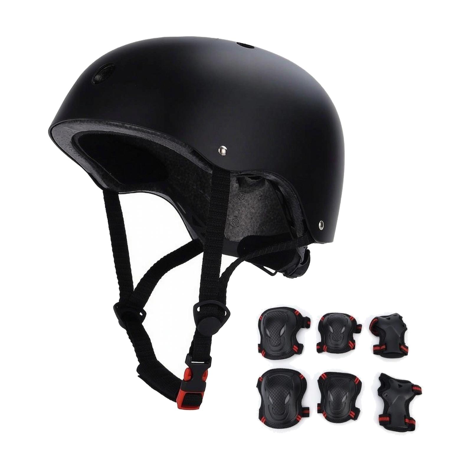 ABS Hard Shell Skate Helmet wi - Scooter Helmet Set ulasan dan harga