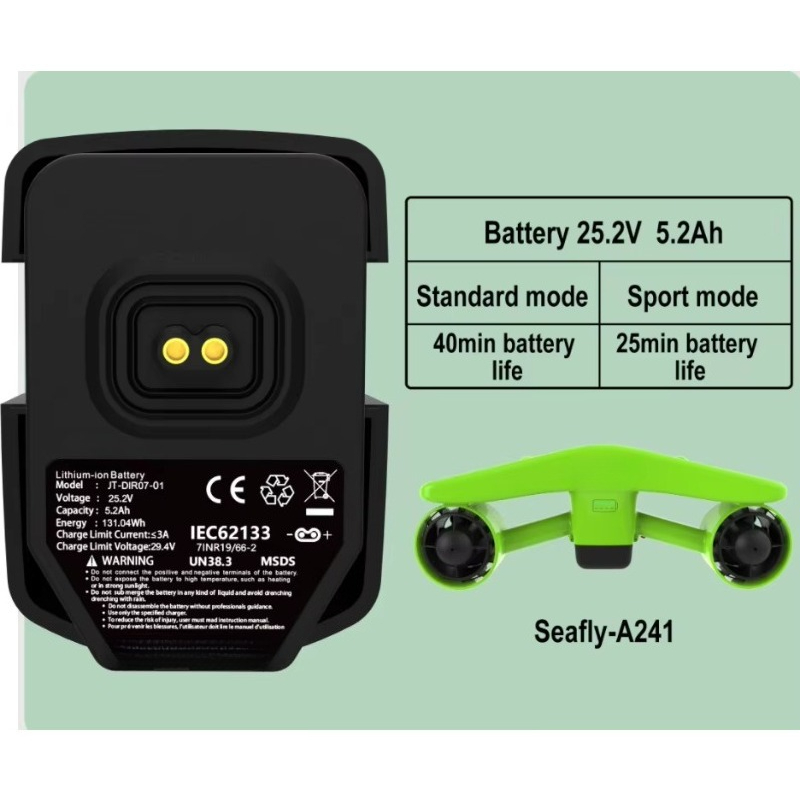 Waterproof Electric Underwater - Electric Scooter ulasan dan harga