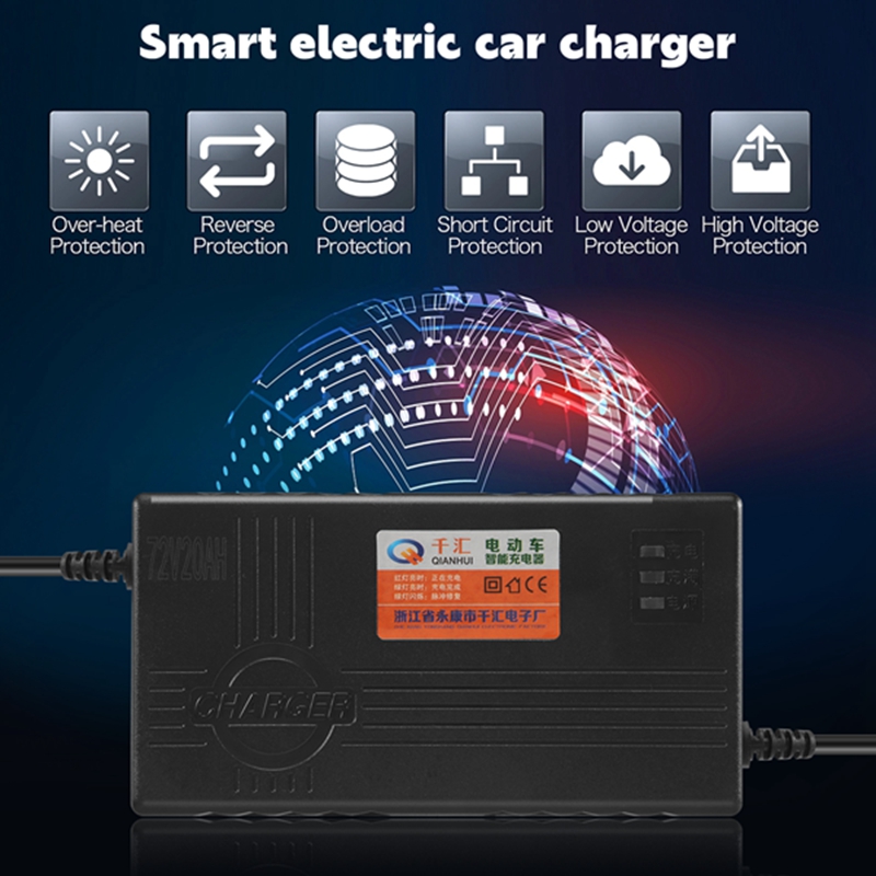 72V 20AH Motorcycle Battery Ch - Electric Scooter Charger ulasan dan harga