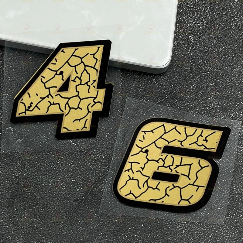 2Pcs/Set Matte Gold Crack Effe - Scooter Helmet Set ulasan dan harga