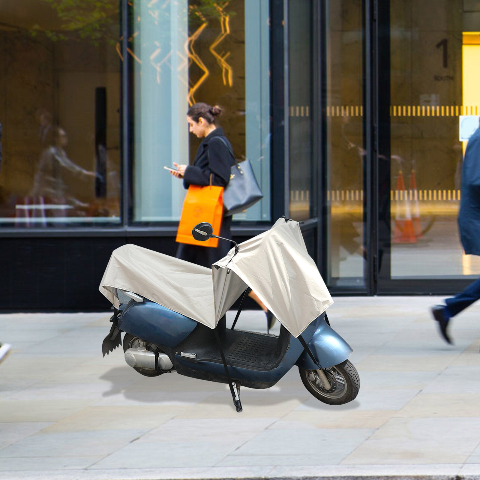 Extra Large Waterproof Scooter - Electric Scooter Rain Cover ulasan dan harga