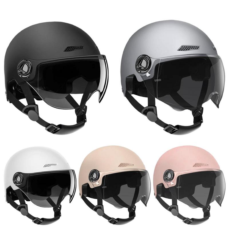 Motorcycle Helmet Jet Style Bi - Scooter Helmet Set ulasan dan harga
