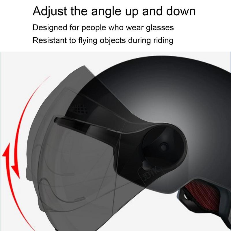 Motorcycle Helmet Jet Style Bi - Scooter Helmet Set ulasan dan harga
