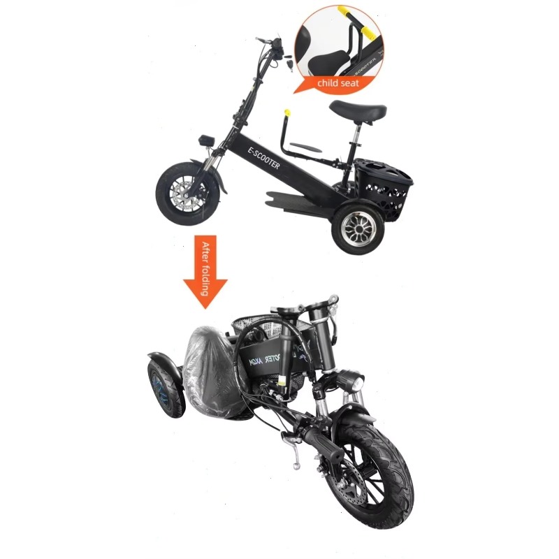 【2026】3 Wheel 2 Seats Folding  - Electric Scooter Adults ulasan dan harga