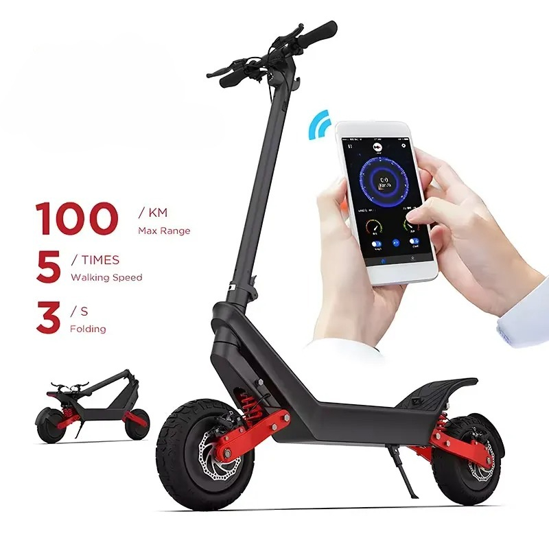 Powerful 2000W Dual Motor X10  - Electric Scooter Adults ulasan dan harga