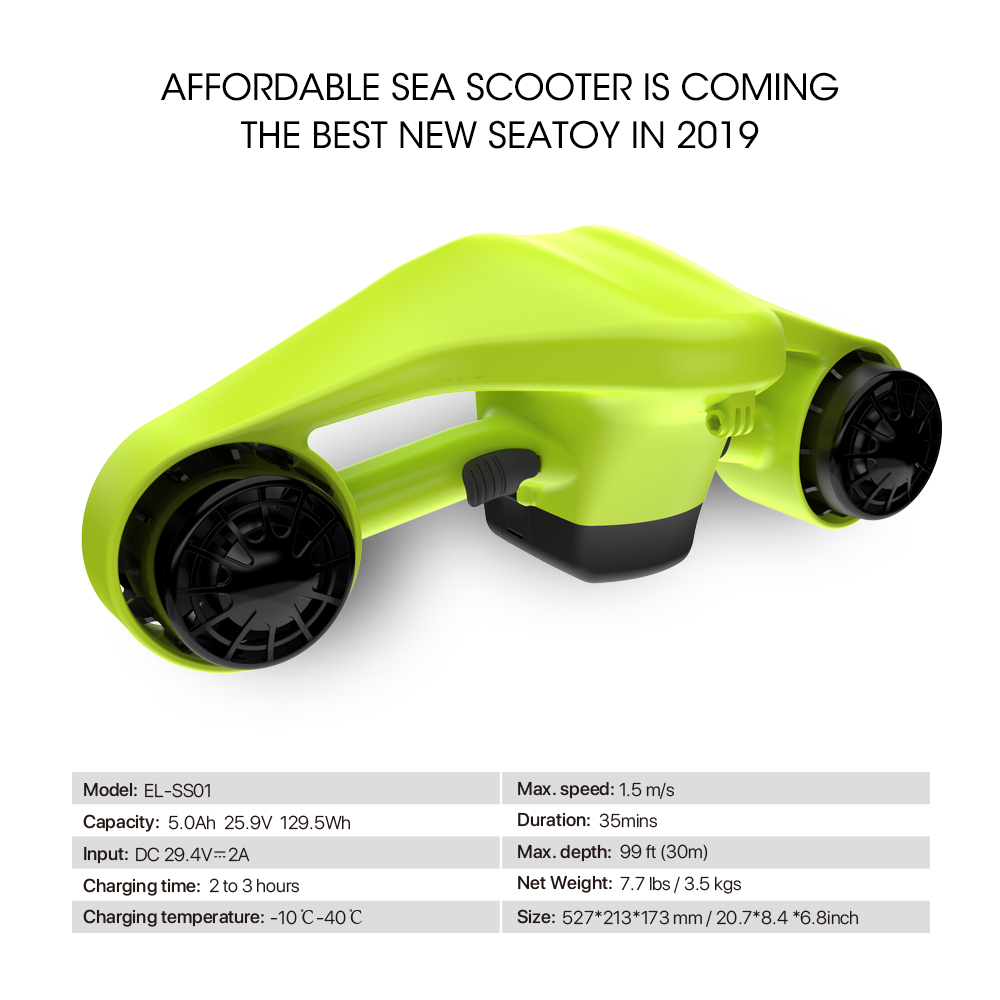 Asiwo Manta Underwater Scooter - Electric Scooter Adults ulasan dan harga