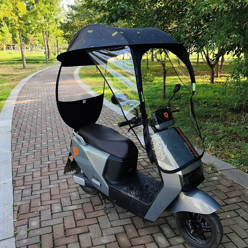 Windproof Waterproof Electric  - Electric Scooter Rain Cover ulasan dan harga