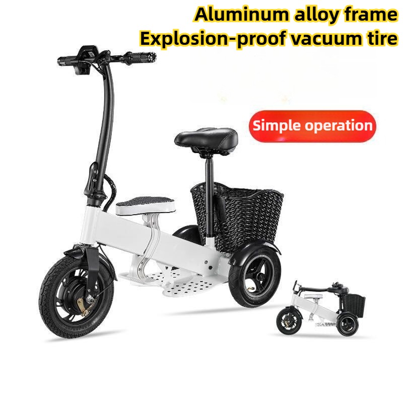 Adult Electric Tricycle Portab - Folding Electric Scooter ulasan dan harga
