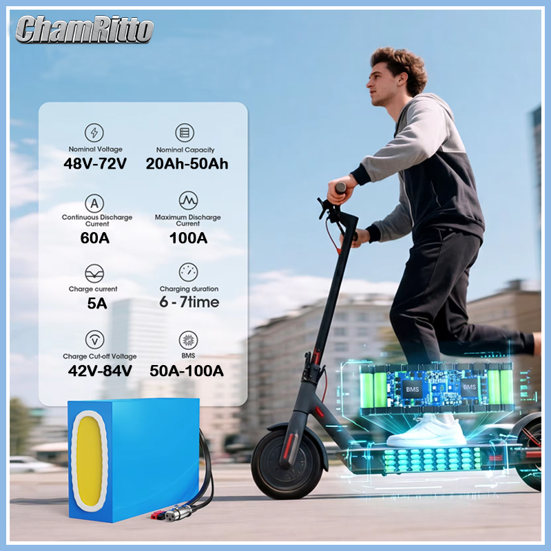21700 E bike Scootoer Battery  - 60V 30Ah 21700 Battery Pack ulasan dan harga