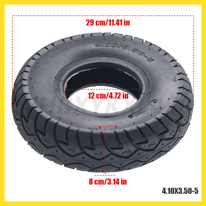 4.10/3.50-5 Inner Tube Outer T - Scooter Tire ulasan dan harga