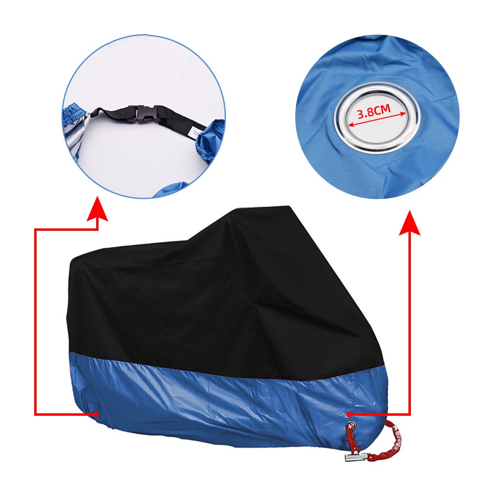 Universal Motorcycle Cover M L - Electric Scooter Rain Cover ulasan dan harga