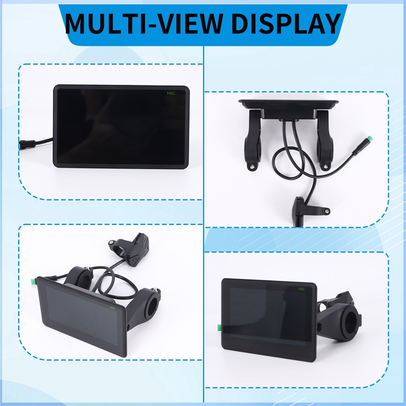 H6C Electric Bike LCD Display  - Scooter Electric ulasan dan harga