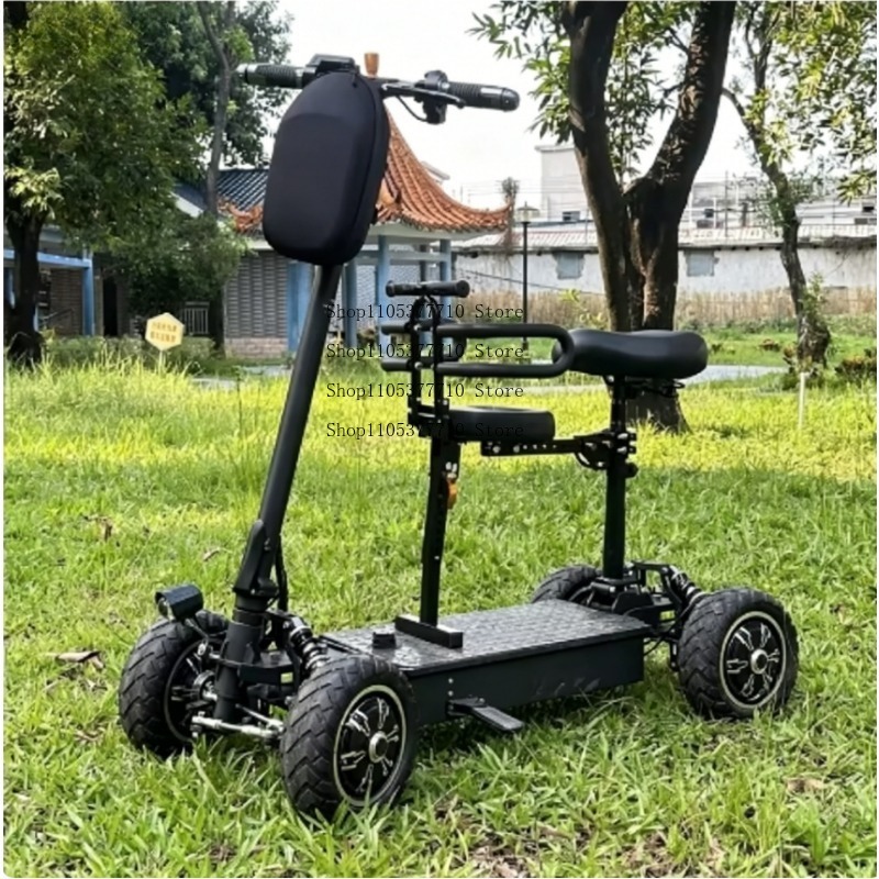Electric Four-wheel Scooter Go - Folding Electric Scooter ulasan dan harga